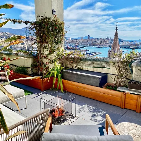 Apartment Terrazza Su - 300sqm Rooftop Penthouse W Sea & Views - Close To Aquarium