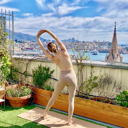 Terrazza Su - 300sqm Rooftop Penthouse W Sea & Views - Close To Aquarium Apartamento