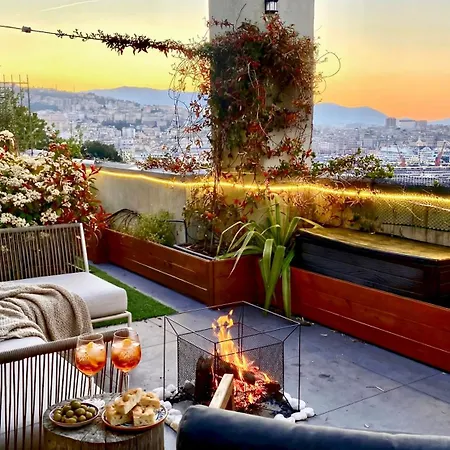 Terrazza Su - 300sqm Rooftop Penthouse W Sea & Views - Close To Aquarium Apartamento