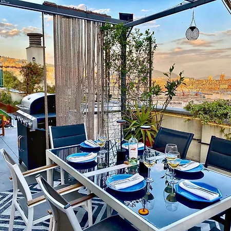 Terrazza Su - 300sqm Rooftop Penthouse W Sea & Views - Close To Aquarium *