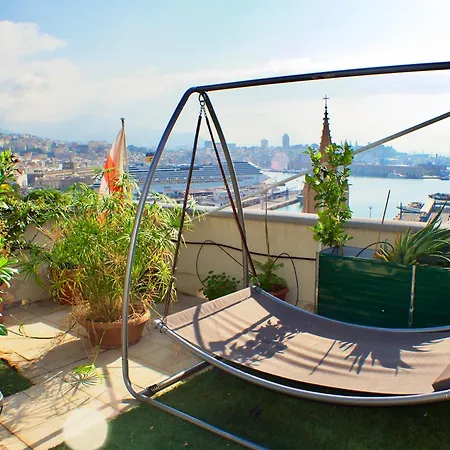 Terrazza Su - Attico Panoramico Vicino Acquario E Centro Citta Lejlighed Genova
