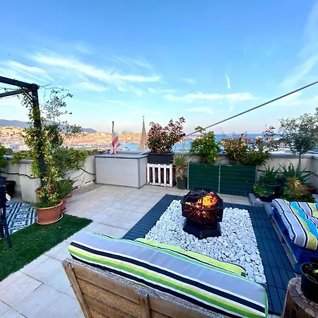 Lejlighed Terrazza Su - Attico Panoramico Vicino Acquario E Centro Citta Genova