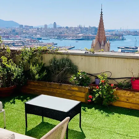 Terrazza Su - Attico Panoramico Vicino Acquario E Centro Citta Διαμέρισμα