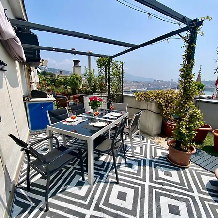 Terrazza Su - Attico Panoramico Vicino Acquario E Centro Citta 아파트