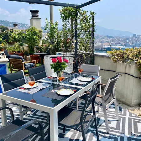 Terrazza Su - Attico Panoramico Vicino Acquario E Centro Citta *