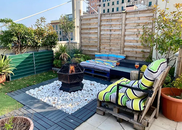 Terrazza Su - Attico Panoramico Vicino Acquario E Centro Citta Lägenhet