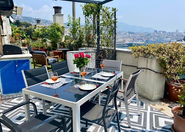 Terrazza Su - Attico Panoramico Vicino Acquario E Centro Citta *